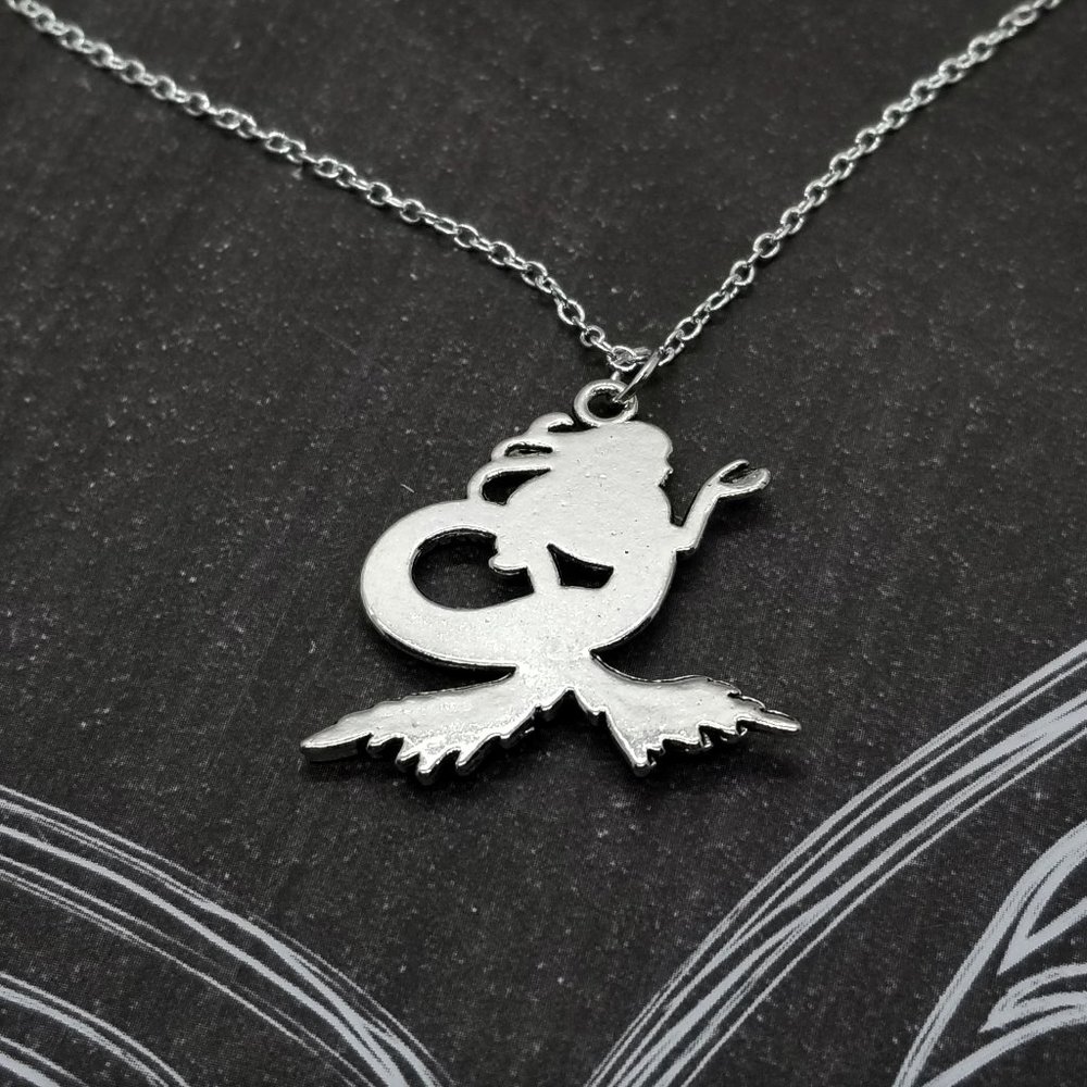 Sea Siren Mermaid Silver Necklace - Picture 4 of 4